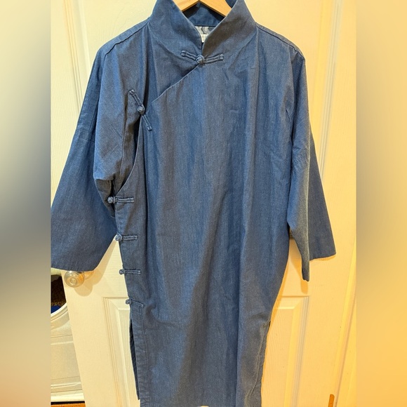 Goods Of Desire GOD Designer Chinese Dress Made in Hong Kong Toggle Asain LNWOT - Picture 1 of 7